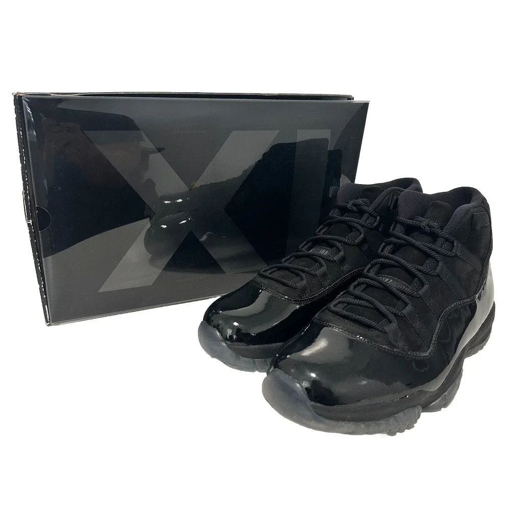 New Air Jordan 11 Cap and Gown 2018 Size 10.5 Rare Retro Authentic Black High MJ